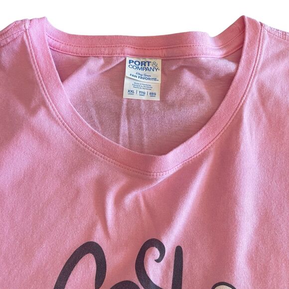 Womens XXL Cat Logo Novelty Graphic T Shirt Short Sleeve 100% Cotton Kidcore - Picture 3 of 8